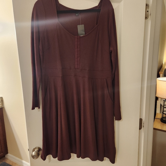 Torrid NWT Mini Rib Skater Dress - Picture 4 of 6